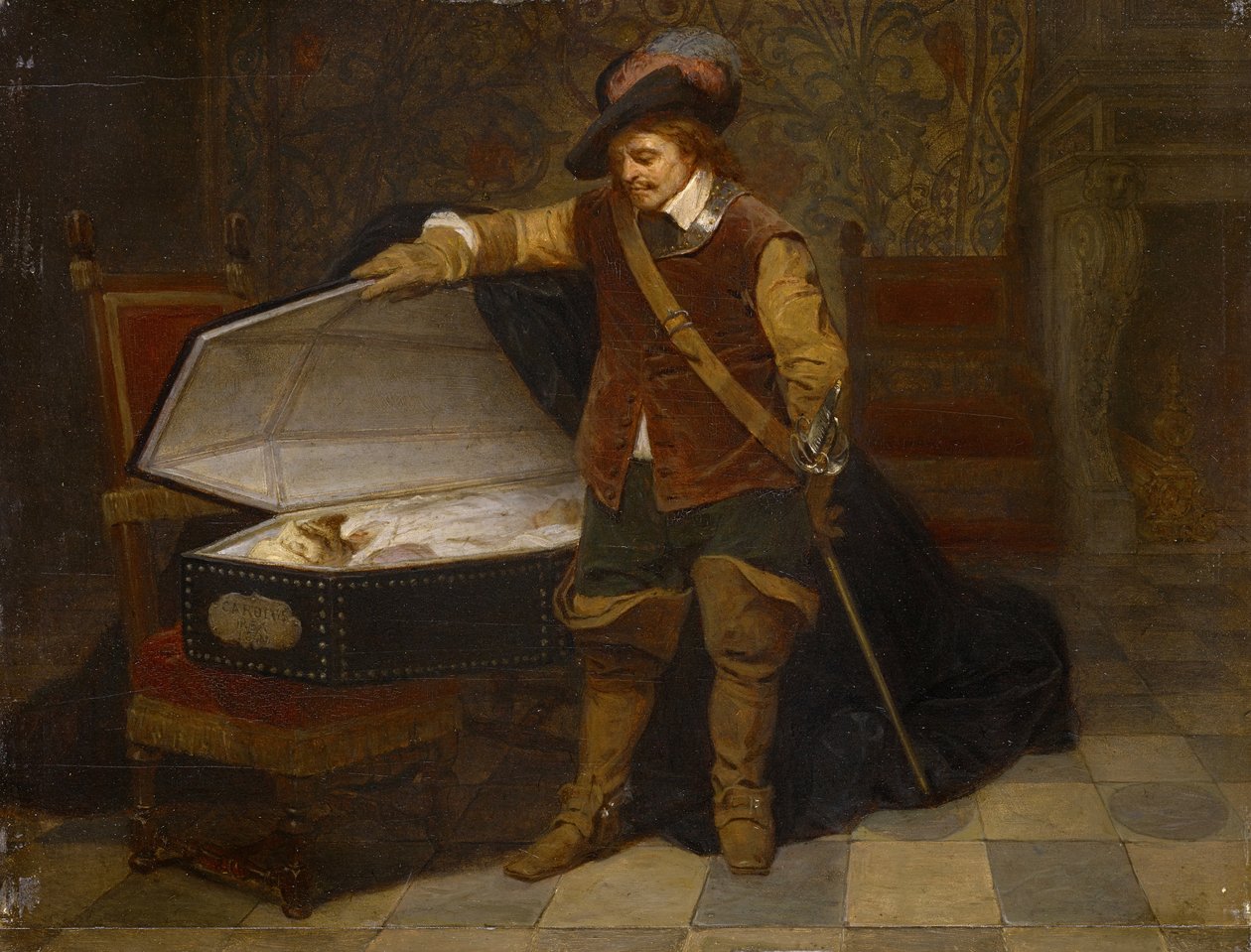 克伦威尔和查理一世，1831年之后 作者 希波吕特·德拉罗什（Hippolyte Delaroche）