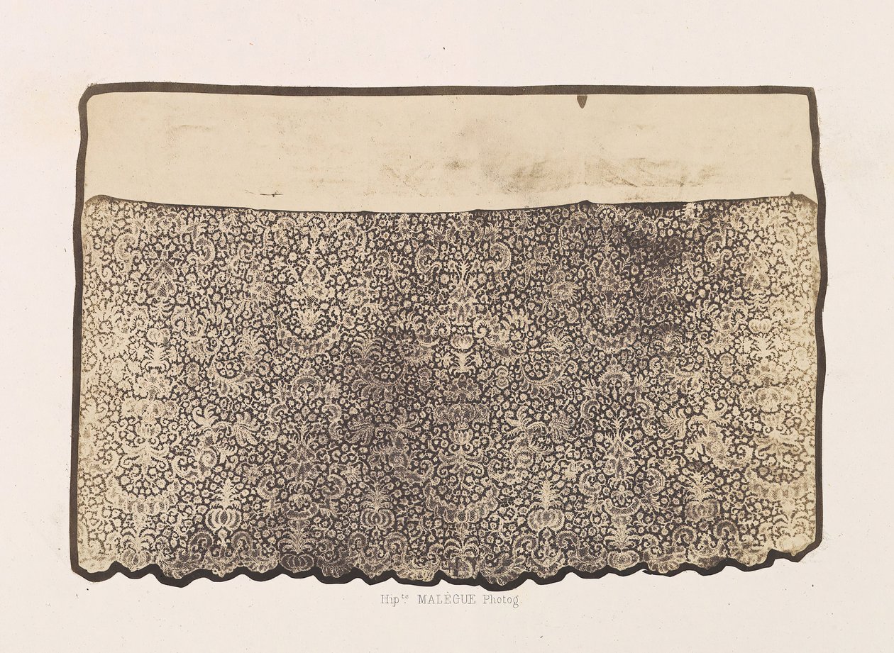 丹特尔河畔的奥布，属于探访修道院，1857年。 作者 希波吕特·马莱格