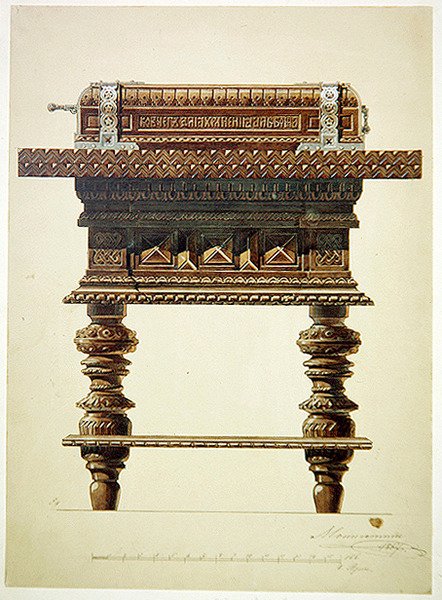 画册支架的设计 作者 希波利特·莫尼盖蒂（Hippolyte Monighetti）