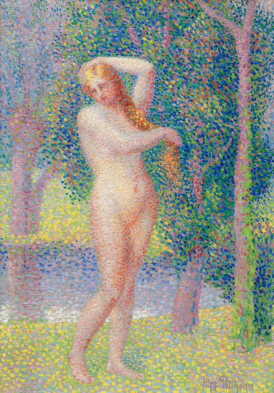 Baigneuse au bord de la rivière 作者 伊波利特·佩蒂让
