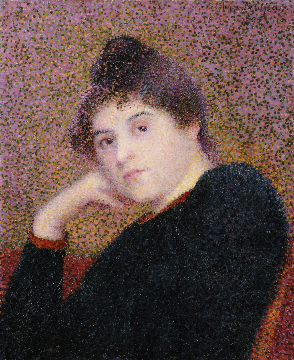 女人的画像，1892年 作者 伊波利特·佩蒂让