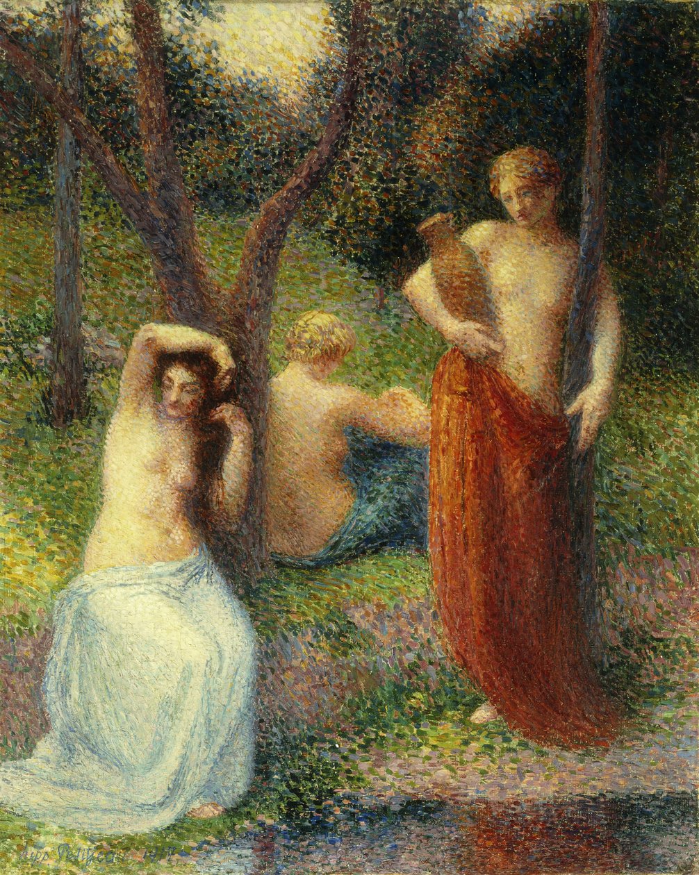 三个恩惠； Les Trois Graces，1917年 作者 伊波利特·佩蒂让