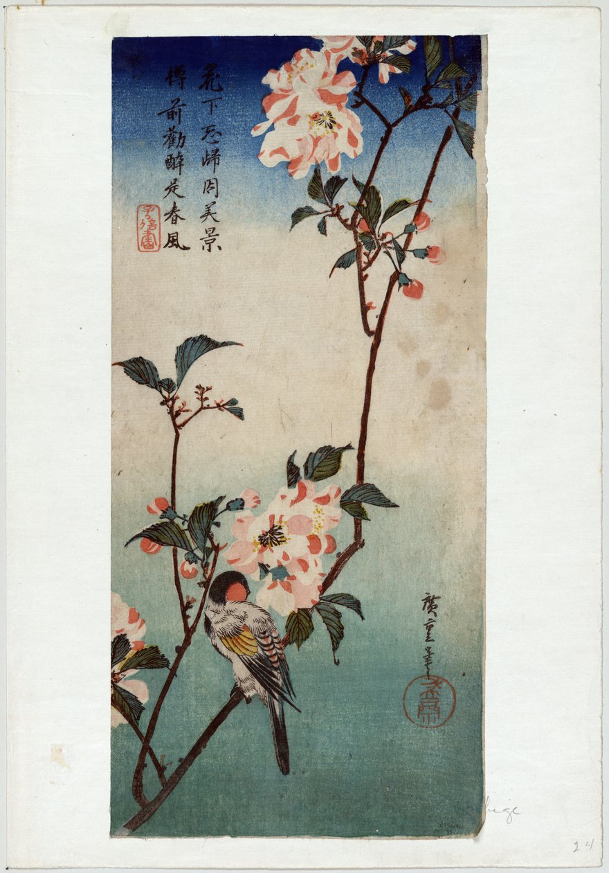 Kaido ni Shokin（Kaidozakura分支上的小鸟） 作者 歌川宏重