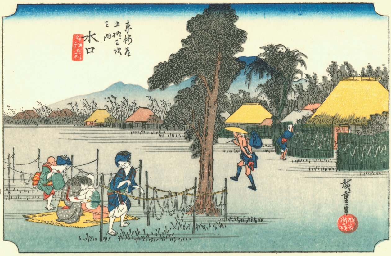 水牛 作者 广重
