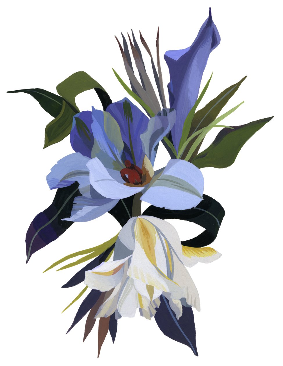 An imaginary flower based on the tulip motif. 作者 井筒宏之