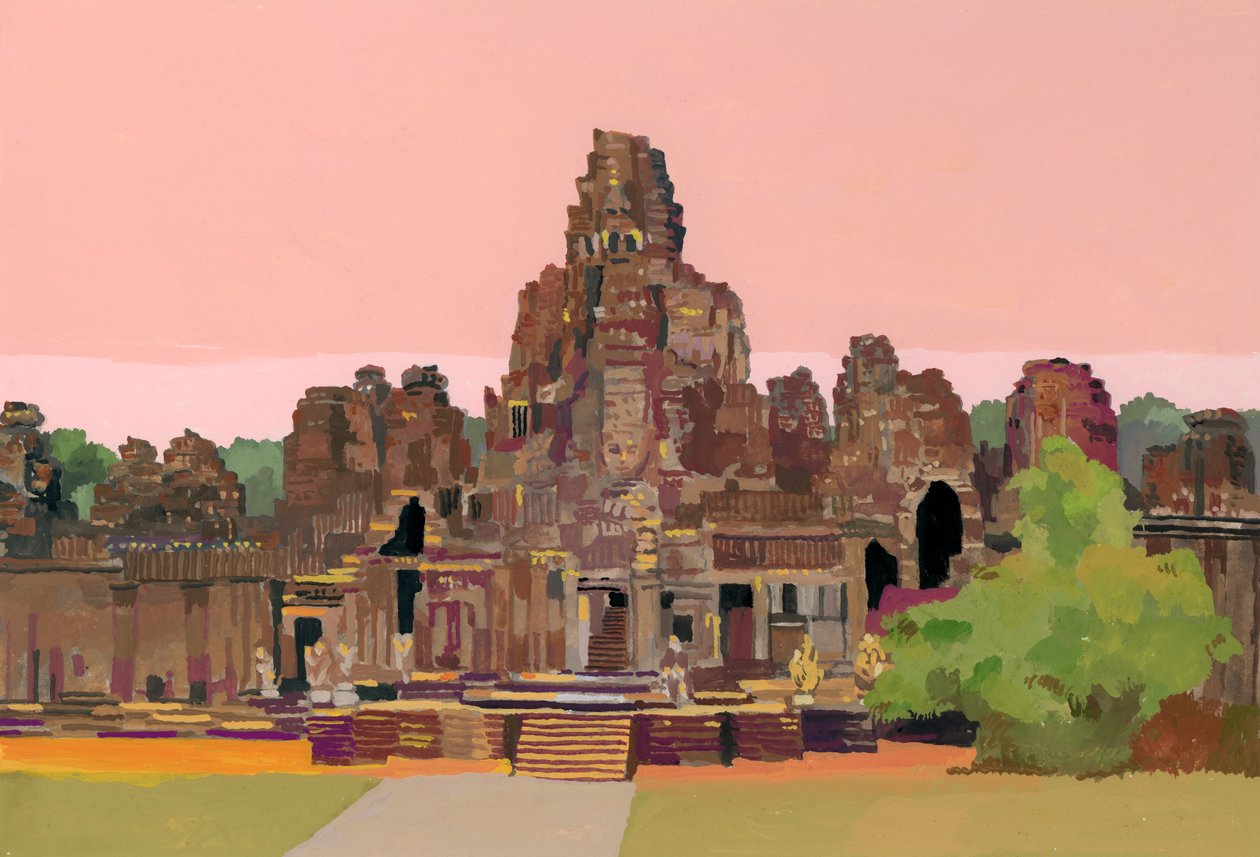 Angkor Thom in Cambodia,2016， 作者 井筒宏之