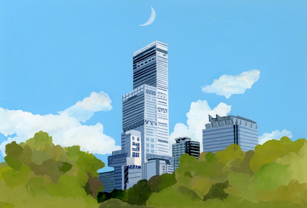 Osaka Abeno Harukasu, 2016 作者 井筒宏之
