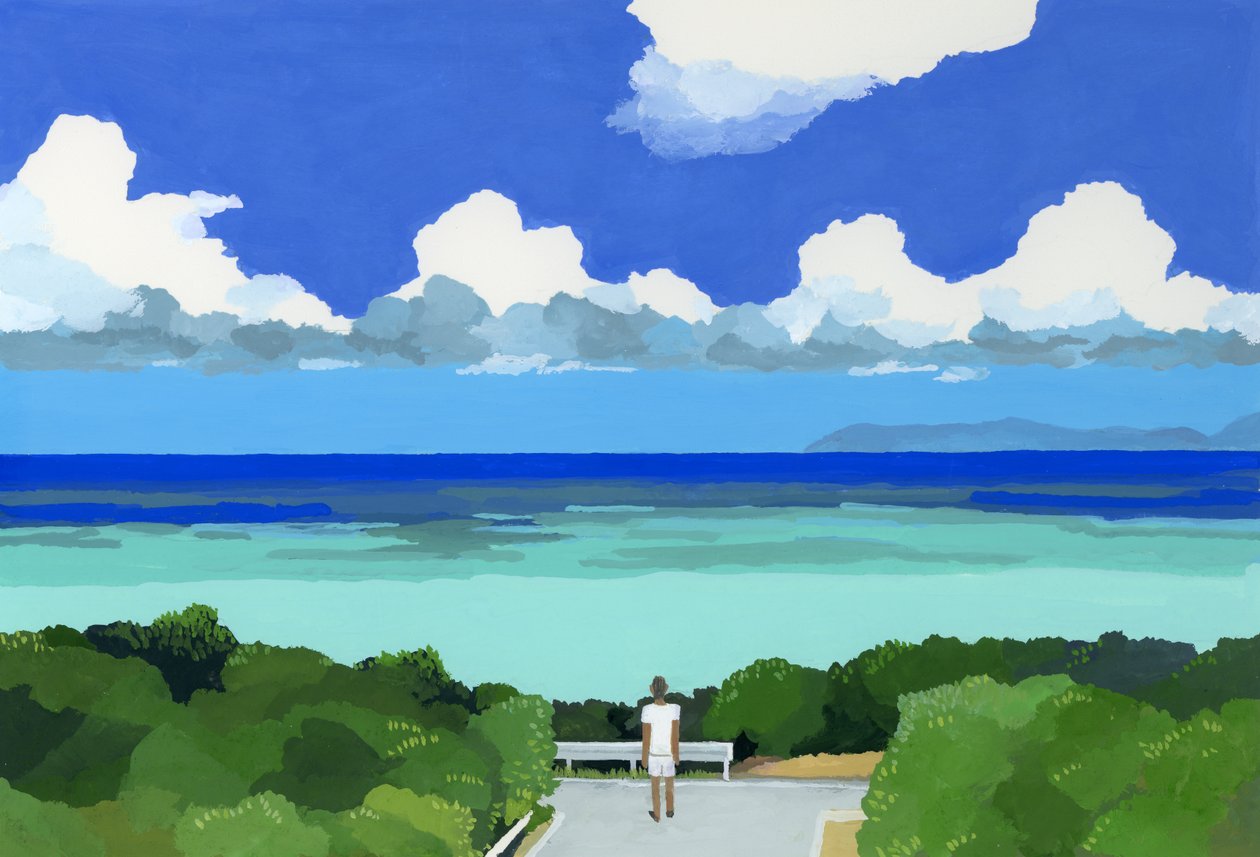 The sea of Okinawa,2016、 作者 井筒宏之