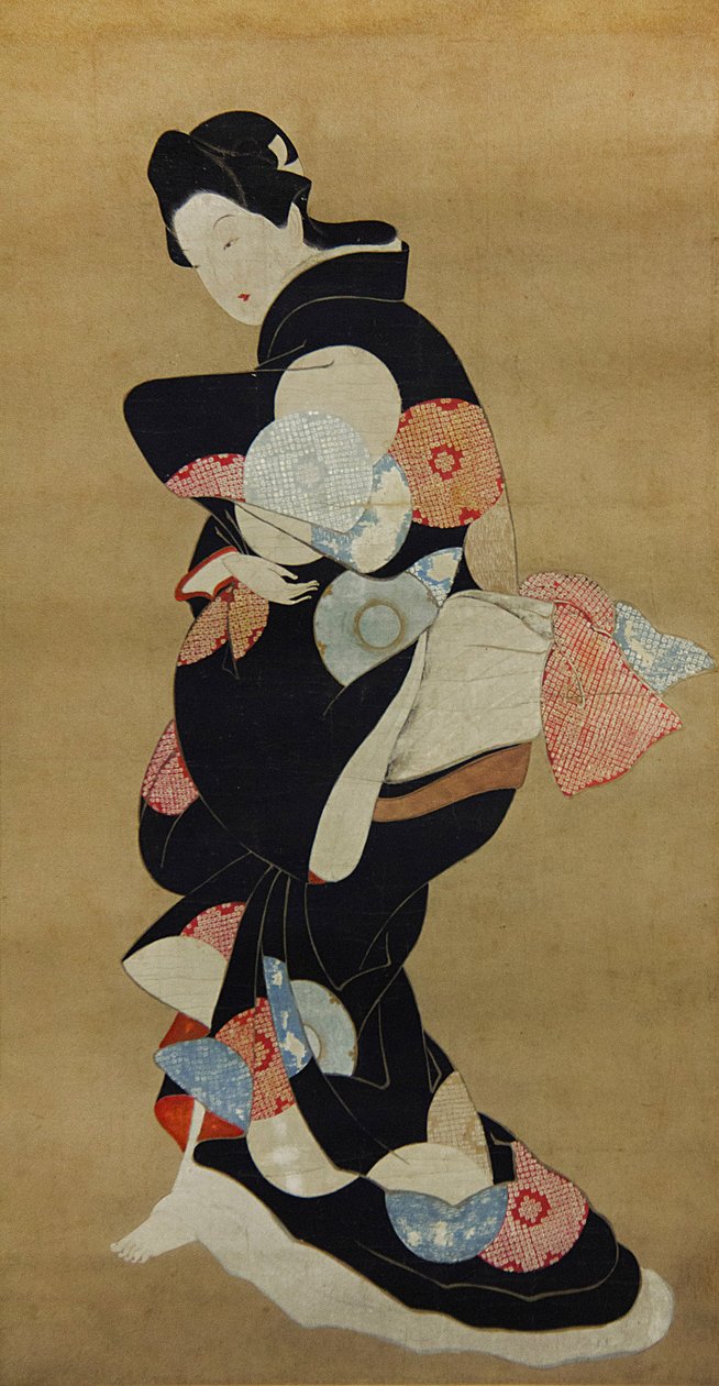 舞蹈家 作者 菱川师信