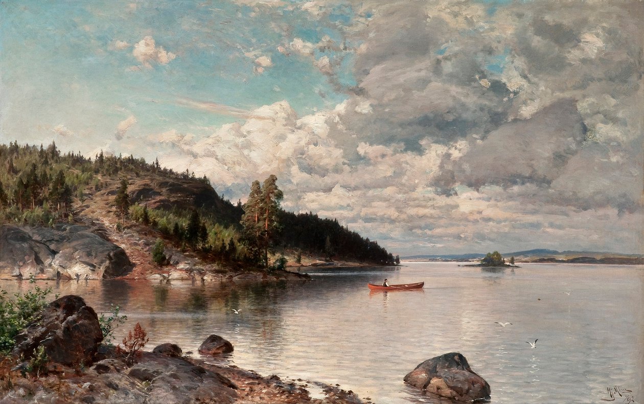 温暖的夏日 作者 Hjalmar Munsterhjelm