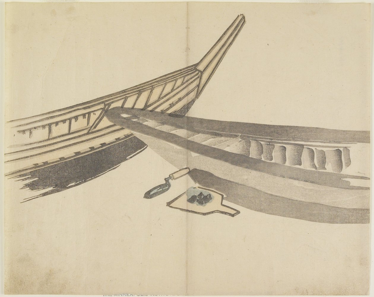 （收集绿锈），c。 1830 作者 北国