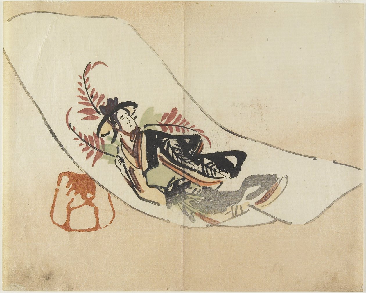 紫藤少女，c。 1830 作者 北国
