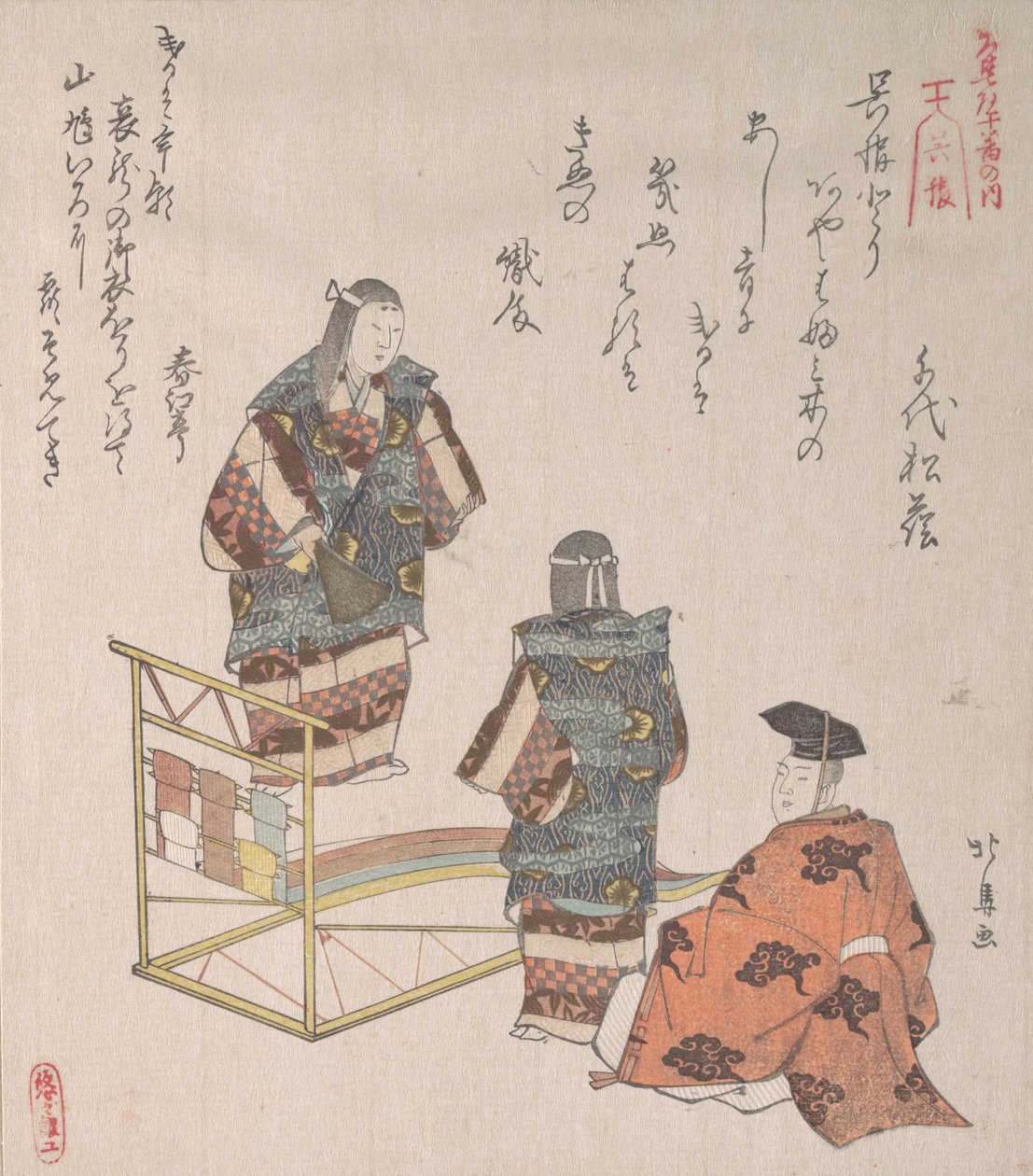 能舞《吴羽》的场景，19世纪 作者 北马