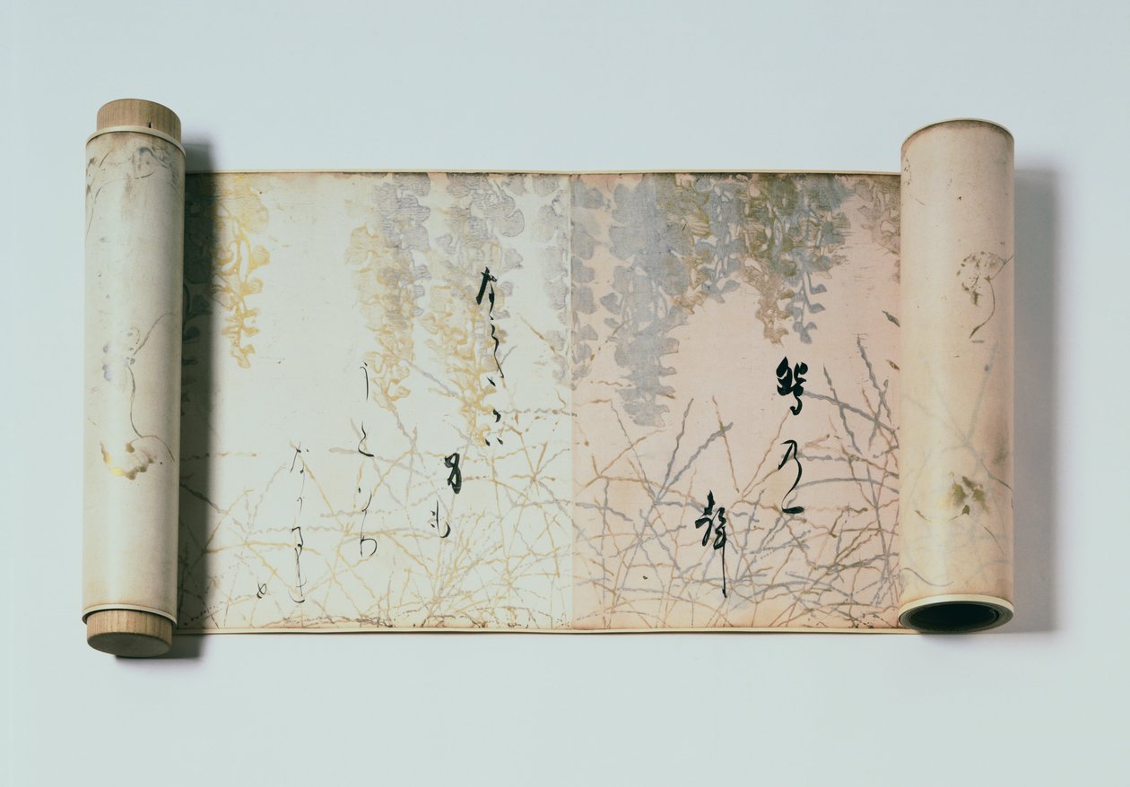 来自Shinkokinwakashū的诗 作者 ami南光悦