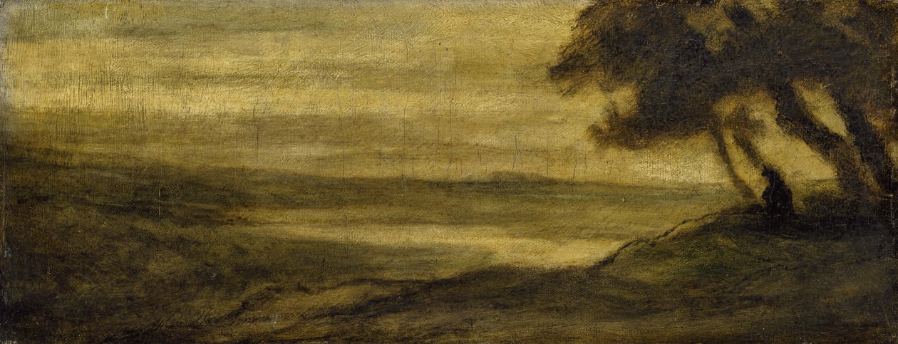 景观与图，c。 1860 作者 奥诺雷·杜米埃