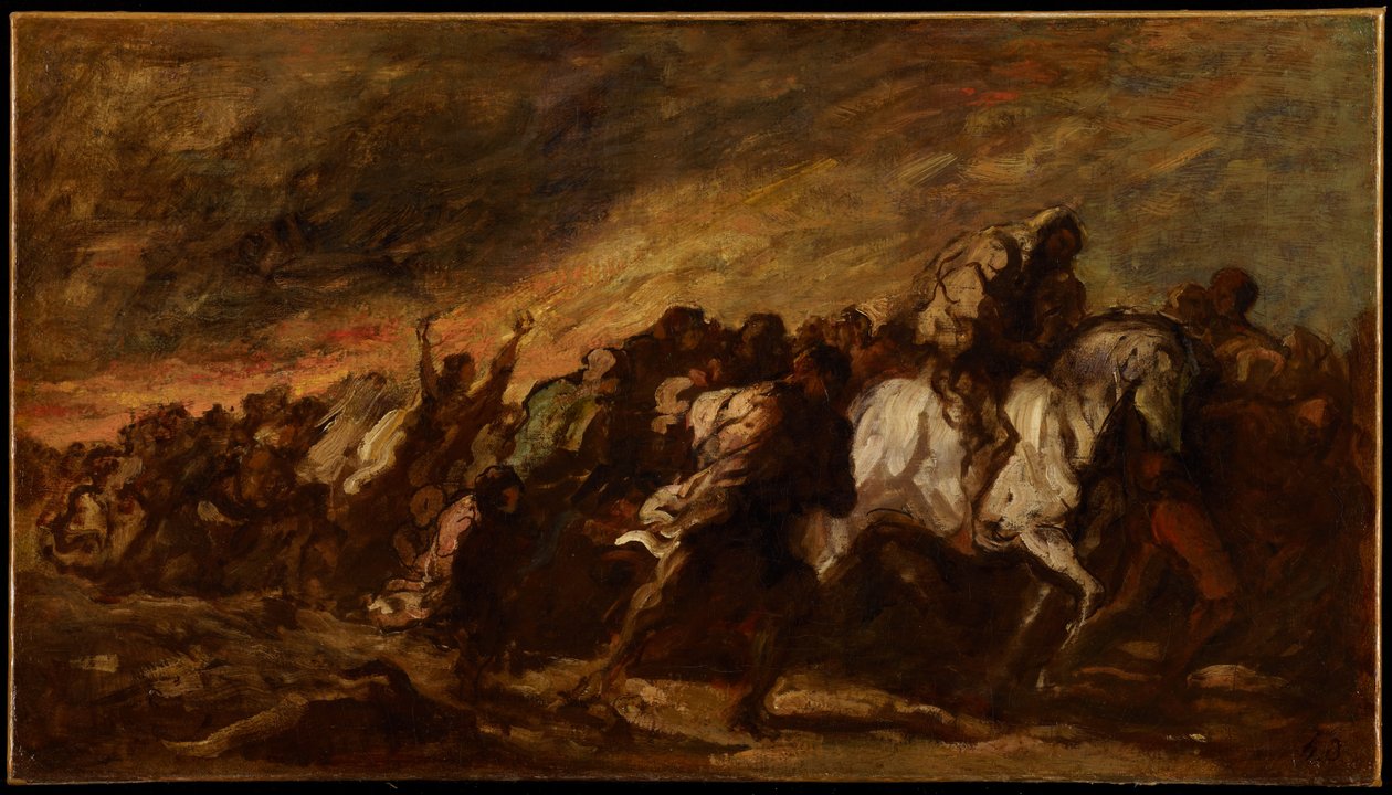 逃犯，c.1868 作者 奥诺雷·杜米埃