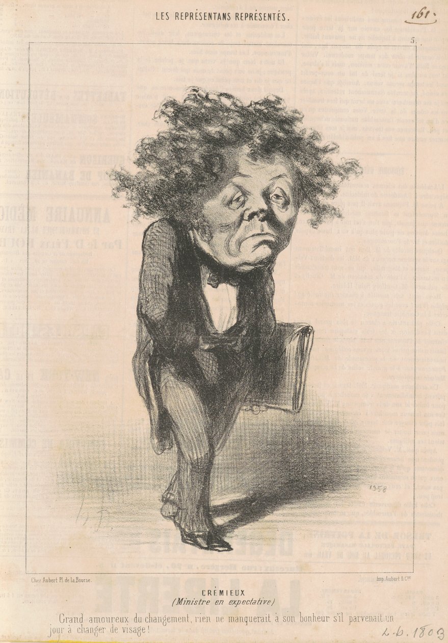Adolphe Crémieux 作者 奥诺雷·杜米埃