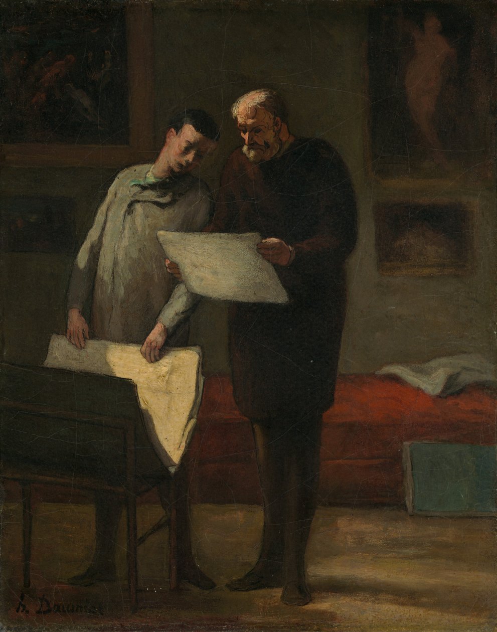 给一个年轻艺术家的建议，1865-1868。 作者 奥诺雷·杜米埃