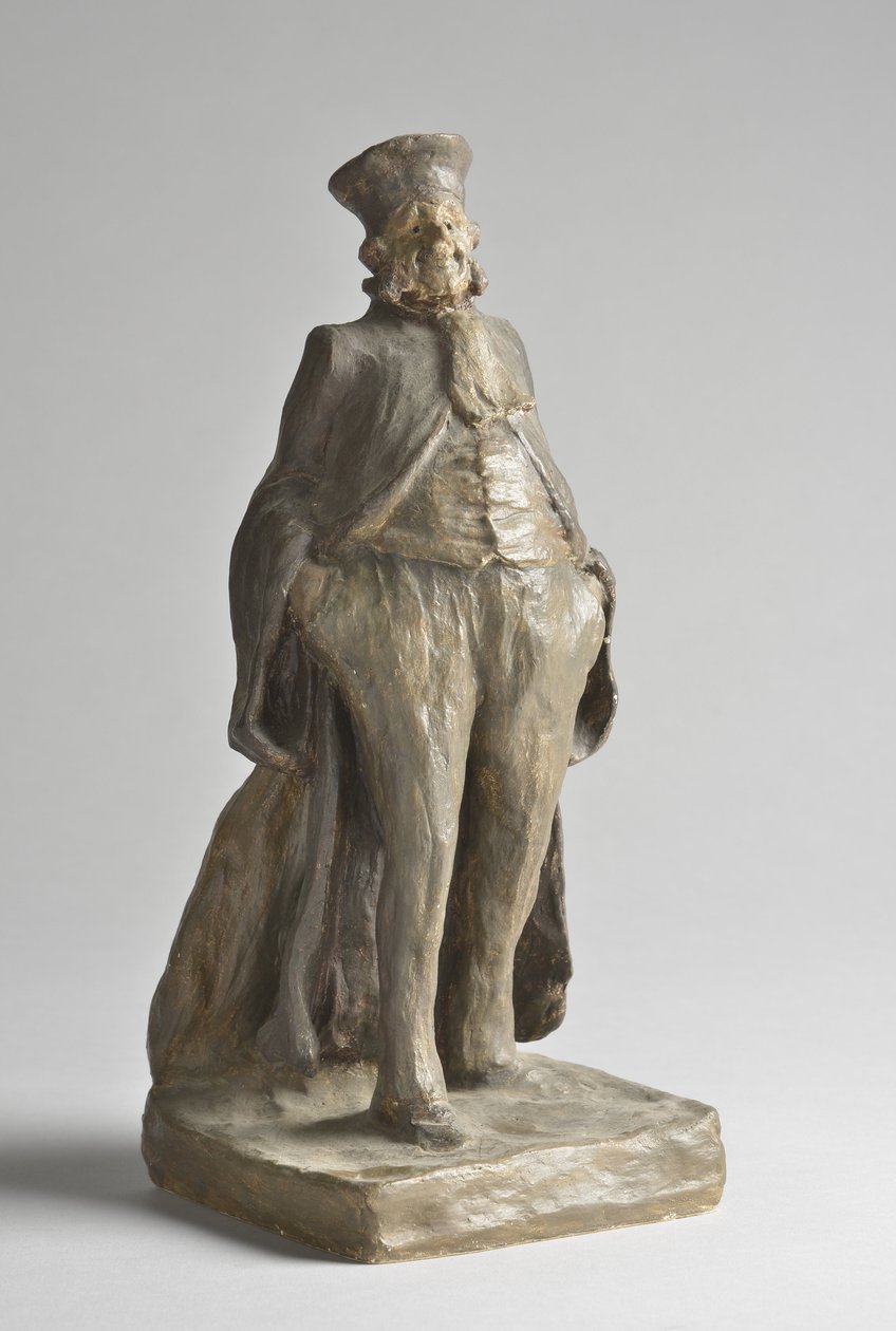 Caricature Portrait of an Avocado - Sculpture by Honore Daumier (1808-1879) Dim 27x10,5x11 cm MUSEE DES BEAUX ARTS - PALAIS LONGCHAMP 作者 奥诺雷·杜米埃