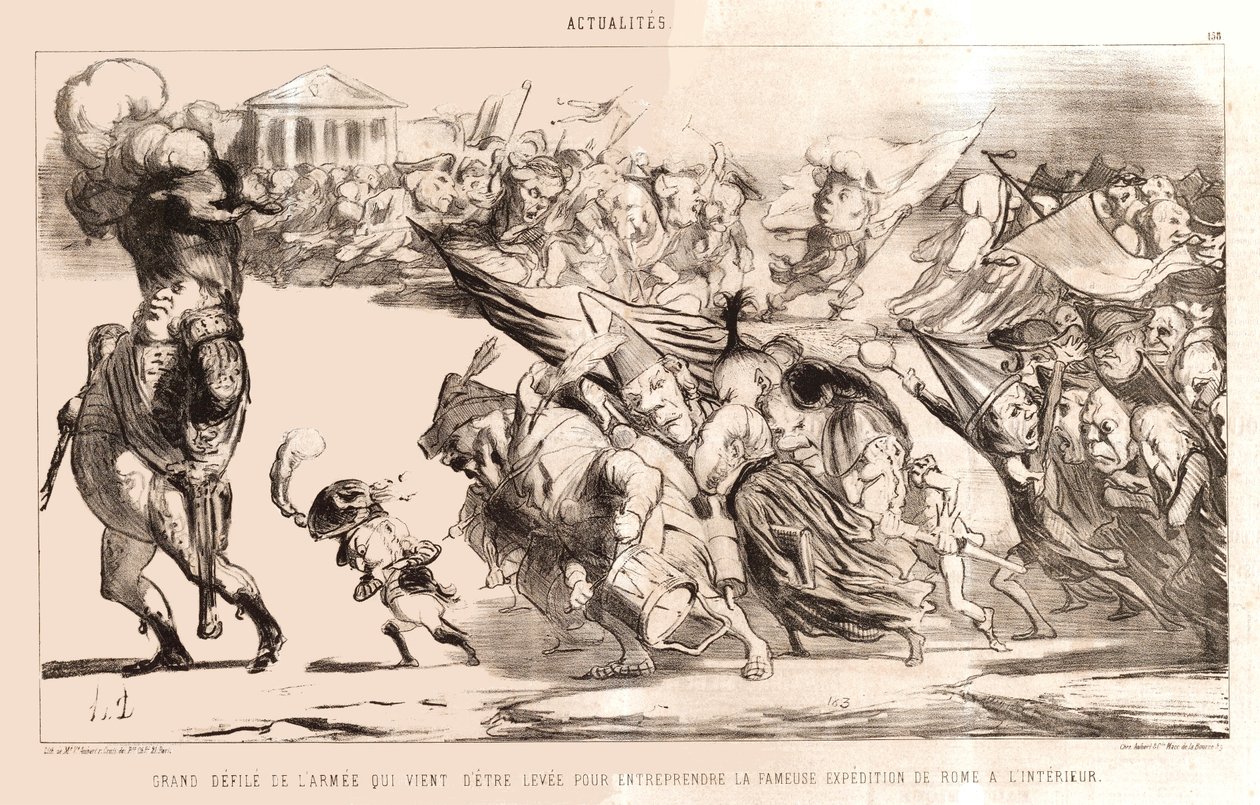 Daumier - 大阅兵 作者 奥诺雷·杜米埃