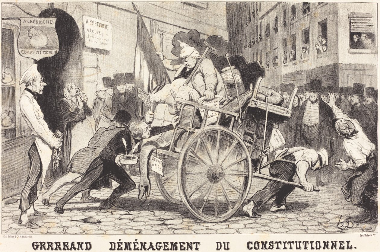 Grrrrand Déménagement du Constitutionnel（宪法管理委员会 作者 奥诺雷·杜米埃
