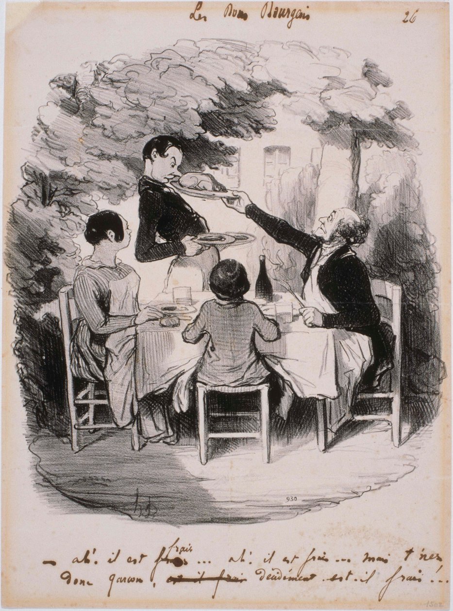 Bons Bourgeois-啊！新鲜...但是你是如此的男孩 作者 奥诺雷·杜米埃