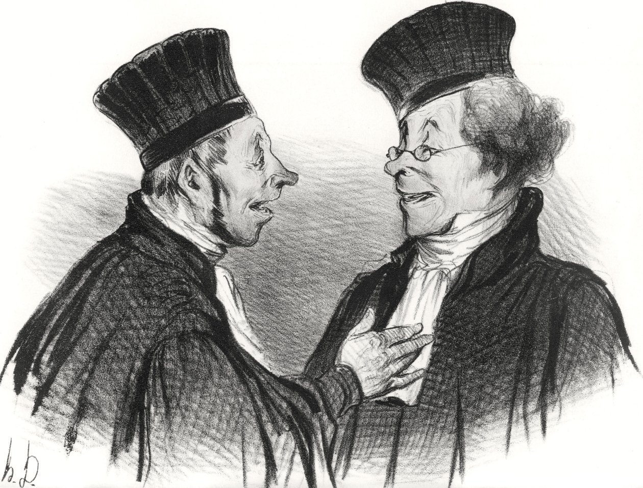 我亲爱的！你晕倒了......令人钦佩。这真的给人留下了深刻的印象！，1838年。   作者 奥诺雷·杜米埃