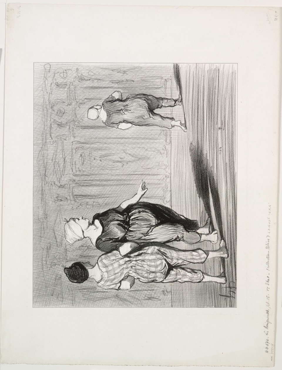 沐浴者，第15页：1847年，再次成为她，漂亮的时尚女士，科夸多！ 作者 奥诺雷·杜米埃