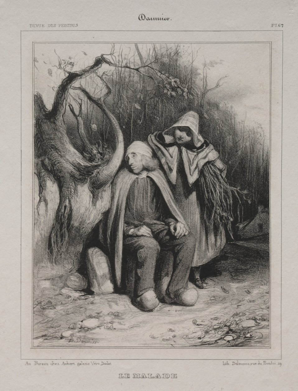 无效，1835年。 作者 奥诺雷·杜米埃