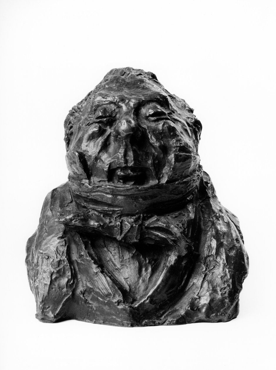 The busts loads of the “” Celebrites du Juste Milieu”” “” Caricature by Charles Guillaume Etienne (177-1845), depute and director of the Constitution. The vain.”” Sculpture by Honore Daumier (1808-1879) 19th century. Inv L 48.18 Dim in cm H 16 x L 1 Musee  作者 奥诺雷·杜米埃