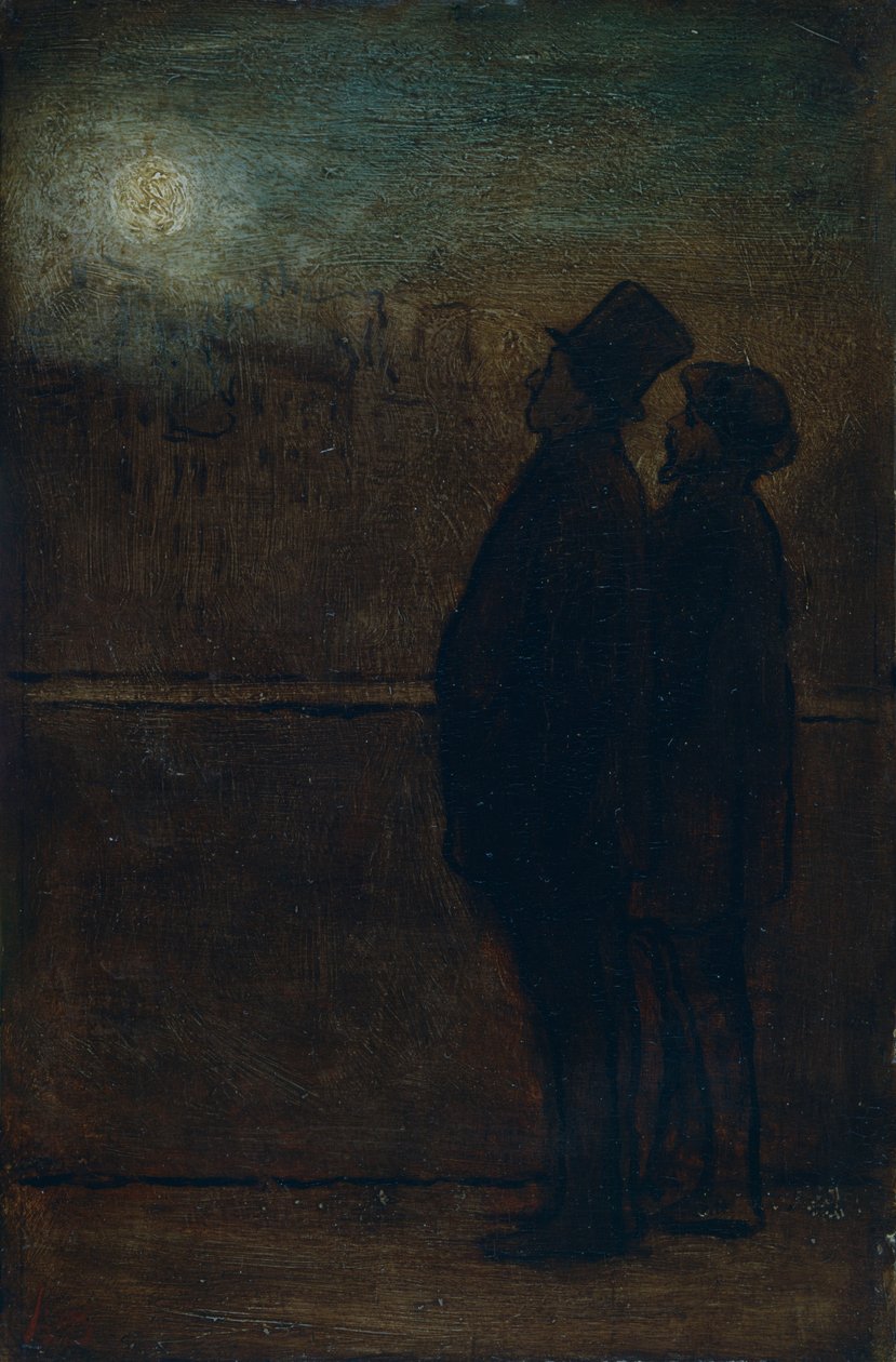 夜行者》，1828-1879年 作者 奥诺雷·杜米埃