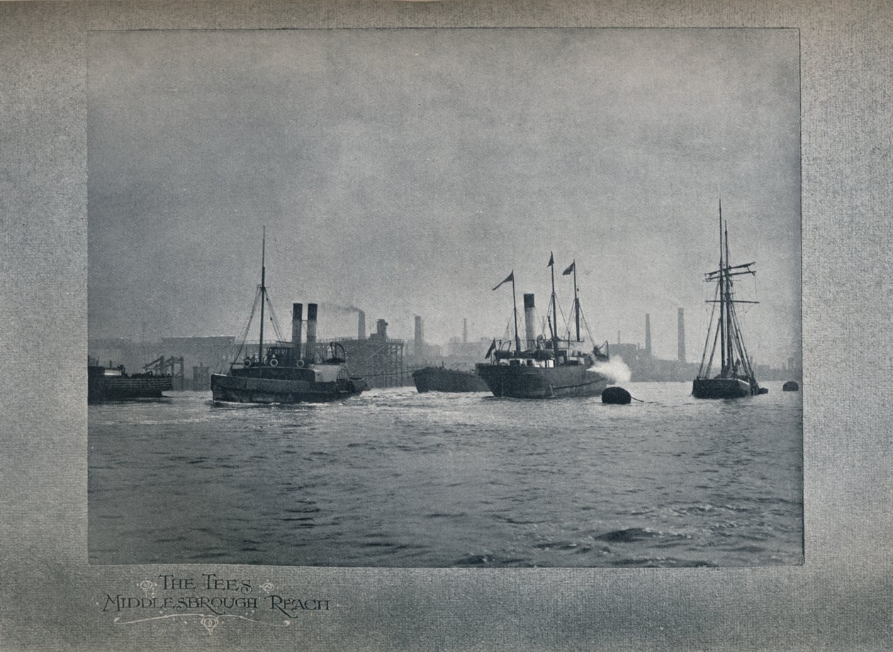 The Tees，米德尔斯堡到达，1919年 作者 胡德有限公司