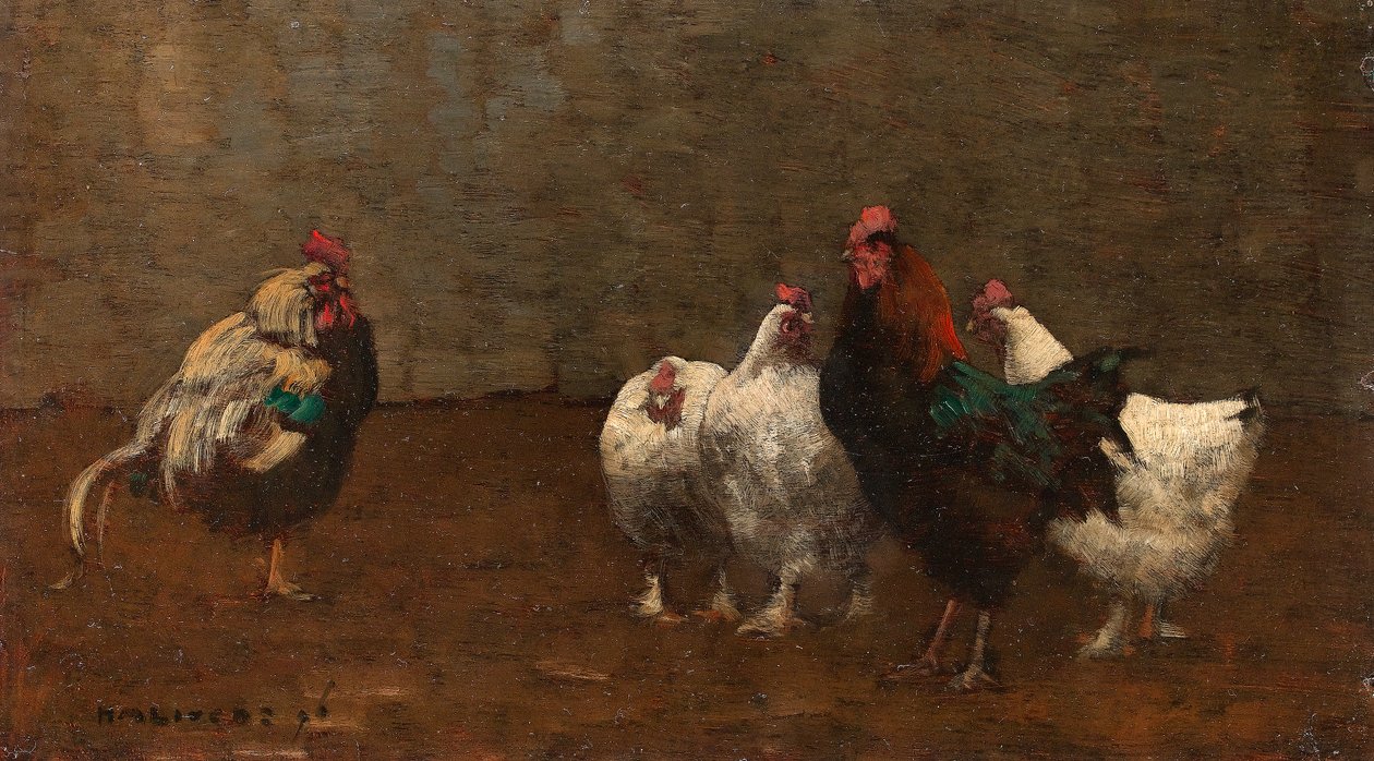 禽鸟，1896年 作者 霍拉斯·曼恩·利文斯