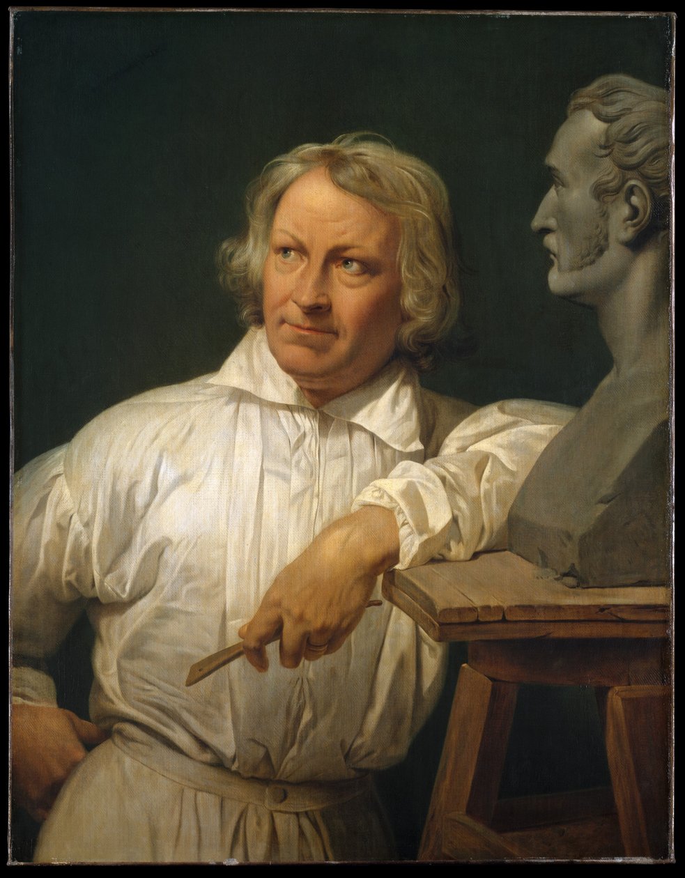 Bertel Thorvaldsen与Horace Vernet的半身像 作者 埃米尔·让·霍勒斯·韦尔内