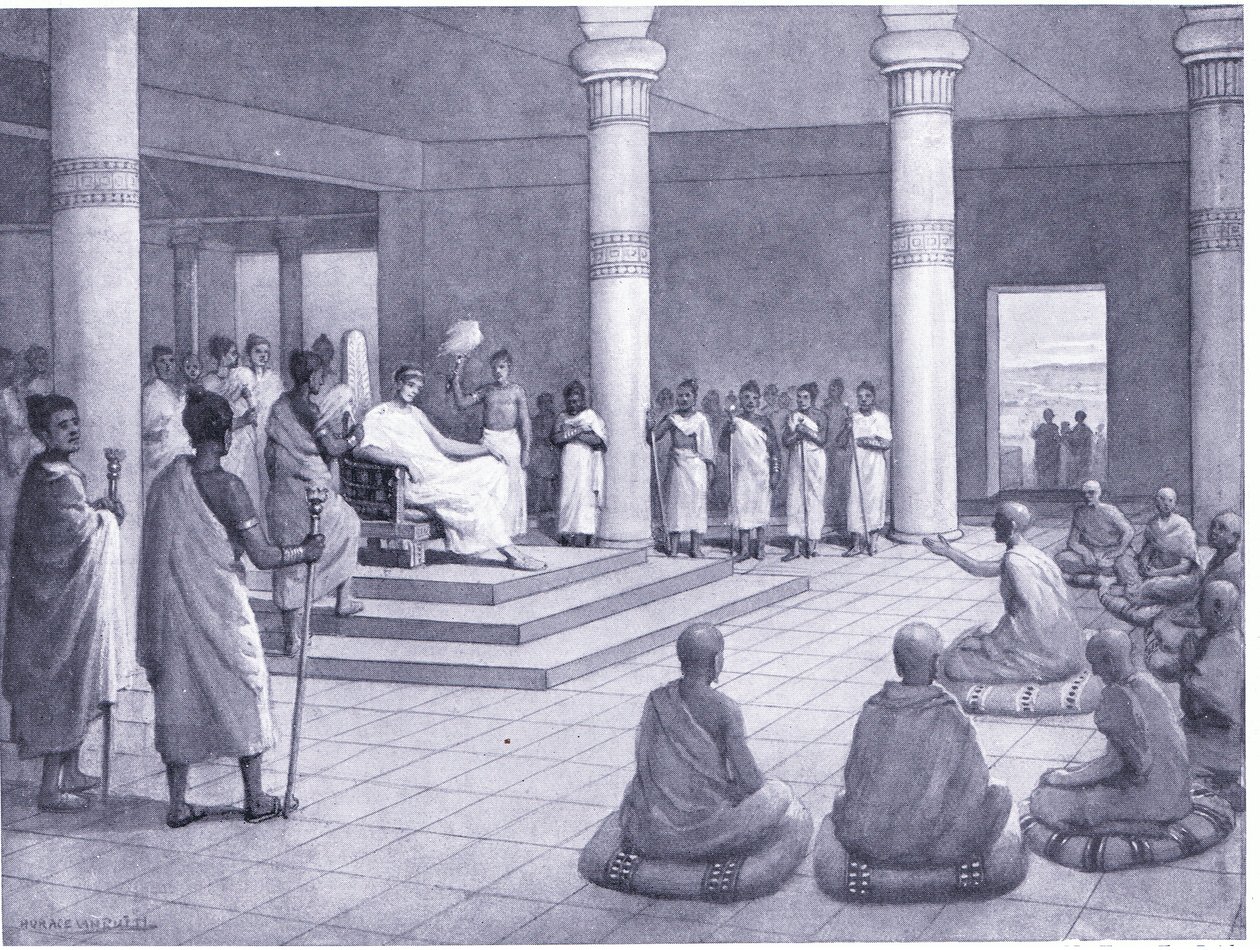 马林达国王问问公元前140年的问题 作者 霍勒斯·范·鲁伊斯