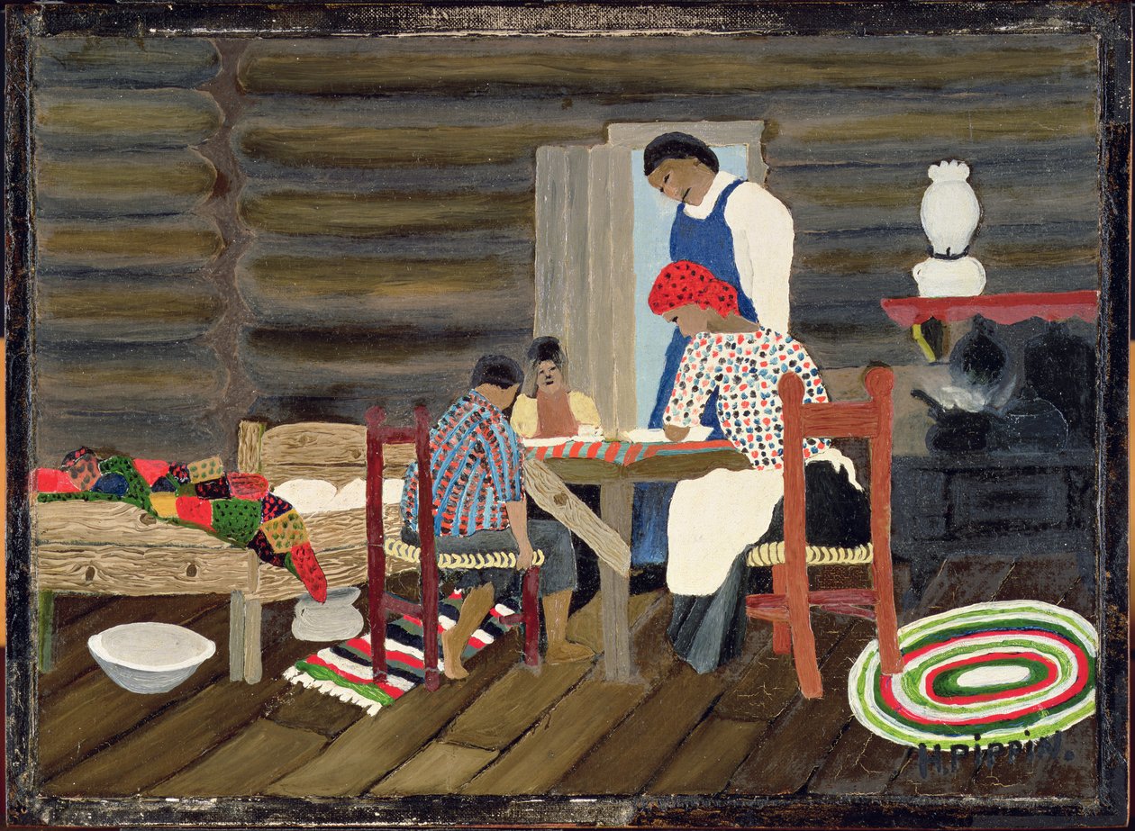 感恩》，约 1942 年（油画） 作者 贺拉斯皮平