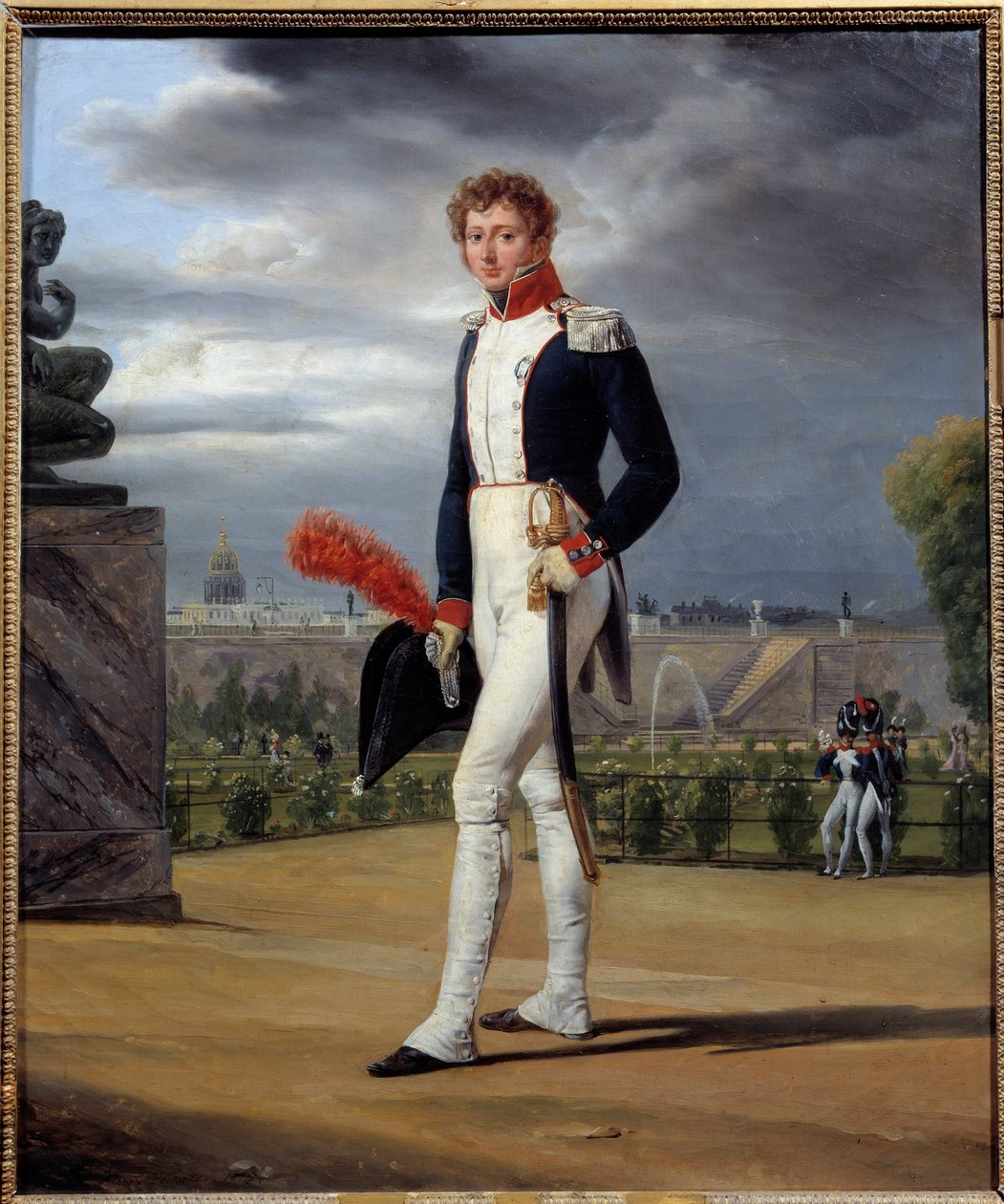 收藏家Philippe Lenoir（1785 - 1867）的肖像。埃米尔-迪特-霍拉斯-弗内（1789-1863）的画作 作者 埃米尔·让·霍勒斯·韦尔内