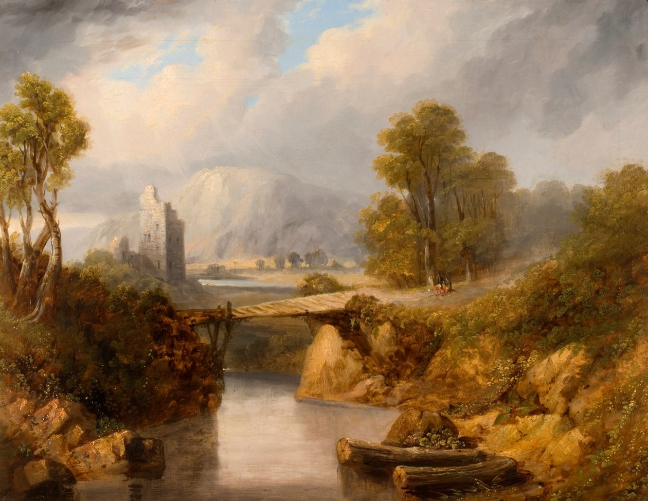 Inverlochy（布面油画） 作者 霍拉索·麦卡洛克（Horatio McCulloch）