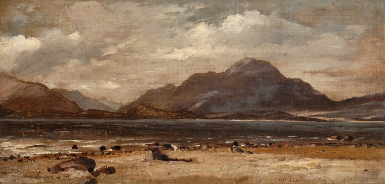 洛蒙德湖和本洛蒙德，1846年 作者 霍拉索·麦卡洛克（Horatio McCulloch）