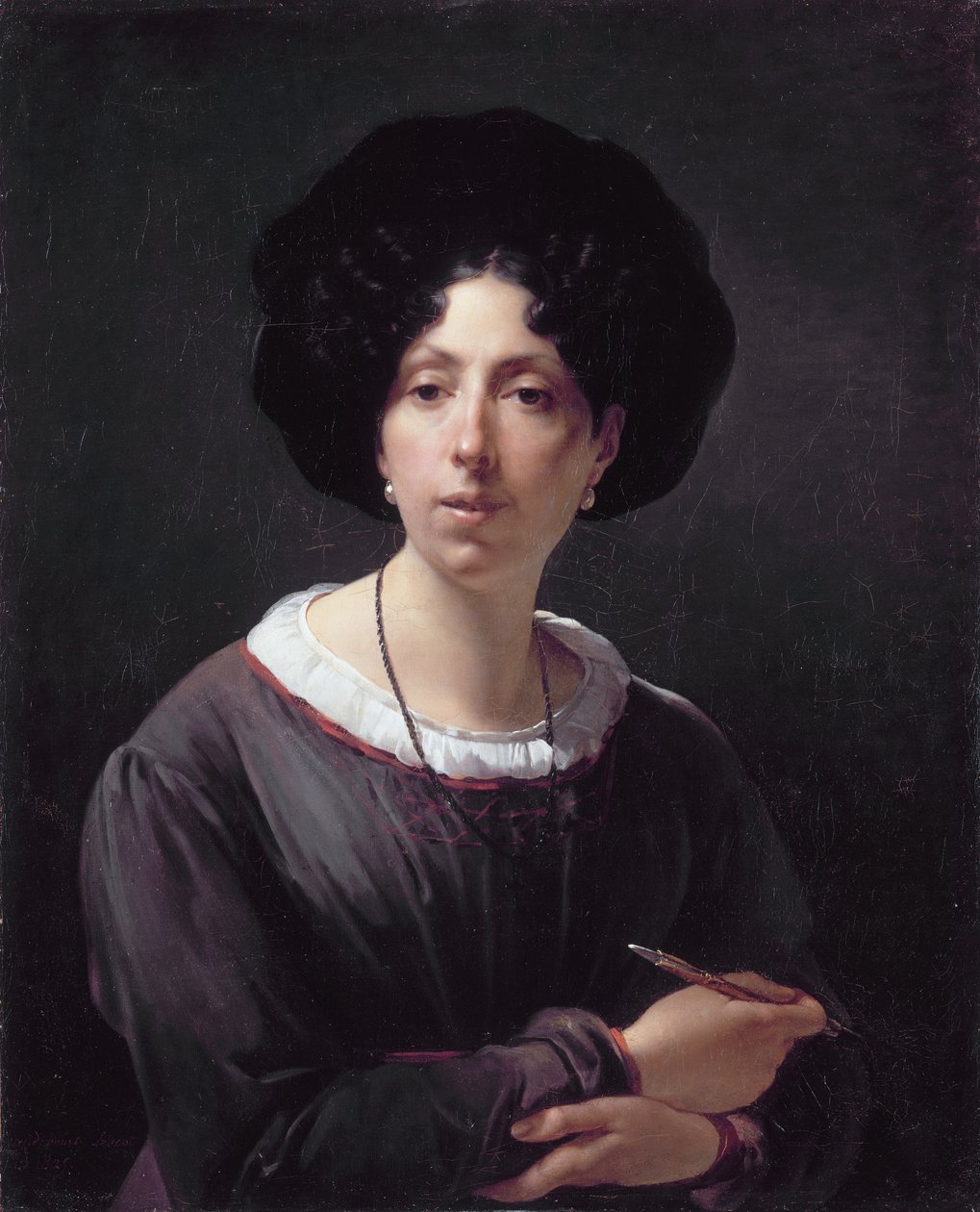 自画像 作者 Hortense Haudebourt莱斯科特