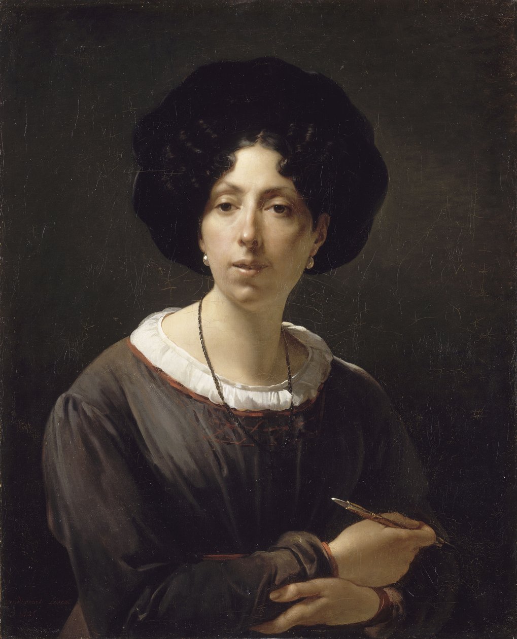 自画像 作者 Hortense Haudebourt莱斯科特