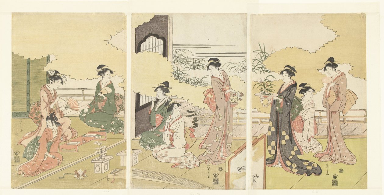 露天房间里的妇女 作者 细田英史