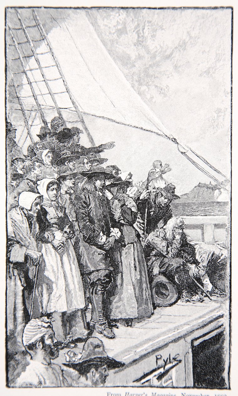 1682年8月，“欢迎”离开新世界 作者 霍华德·派尔