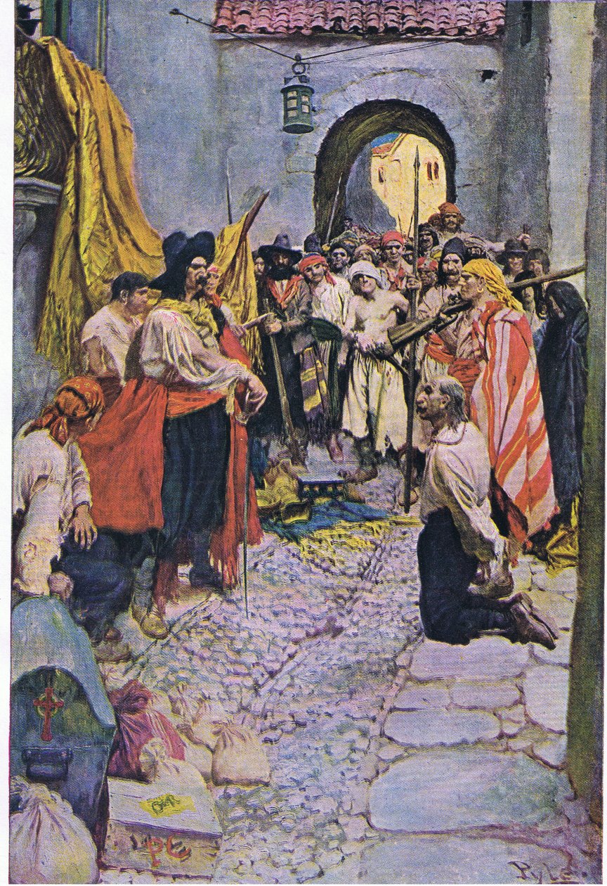 1921年Harper＆Bros出版的Howard Pyles Book of Pirates向公民致敬 作者 霍华德·派尔