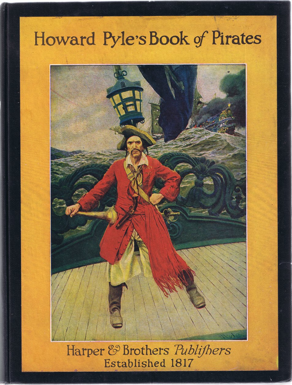封面设计，来自Harper＆Bros出版的Howard Pyles Book of Pirates，1921年 作者 霍华德·派尔