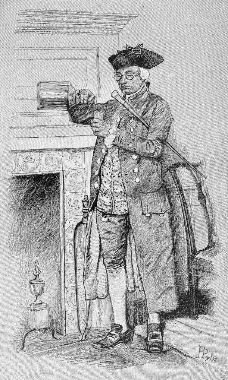 Mynheer的Morning Horn，来自哈珀杂志，1881年 作者 霍华德·派尔