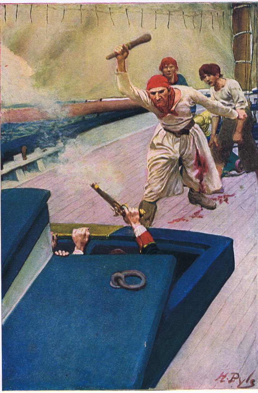 真正的斗争始于1921年Harper＆Bros出版的Howard Pyles Book of Pirates 作者 霍华德·派尔