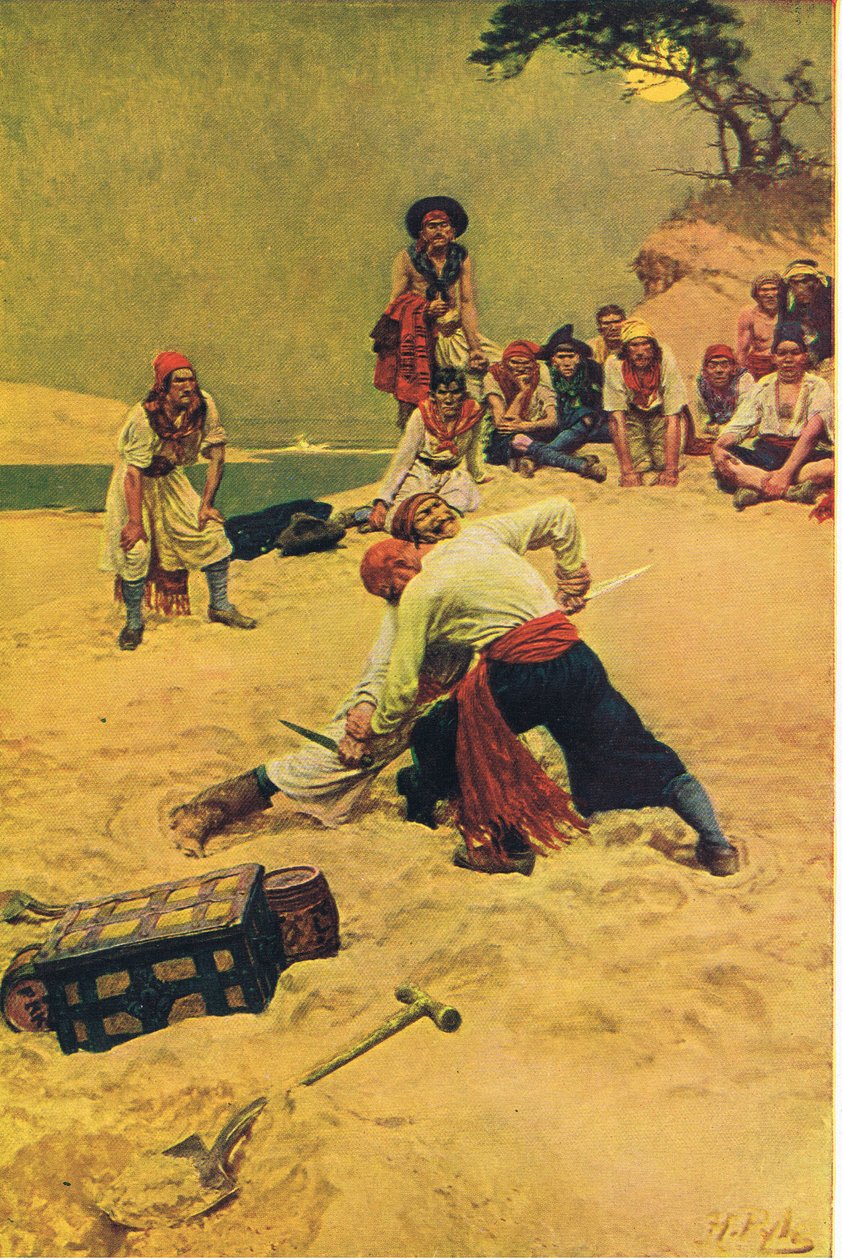 1921年Harper＆Bros出版的Howard Pyles Book of Pirates中谁将成为上尉 作者 霍华德·派尔