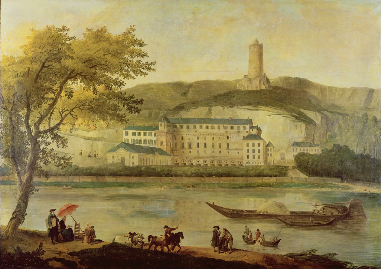 Chateau de La Roche-Guyon 作者 休伯特·罗伯特
