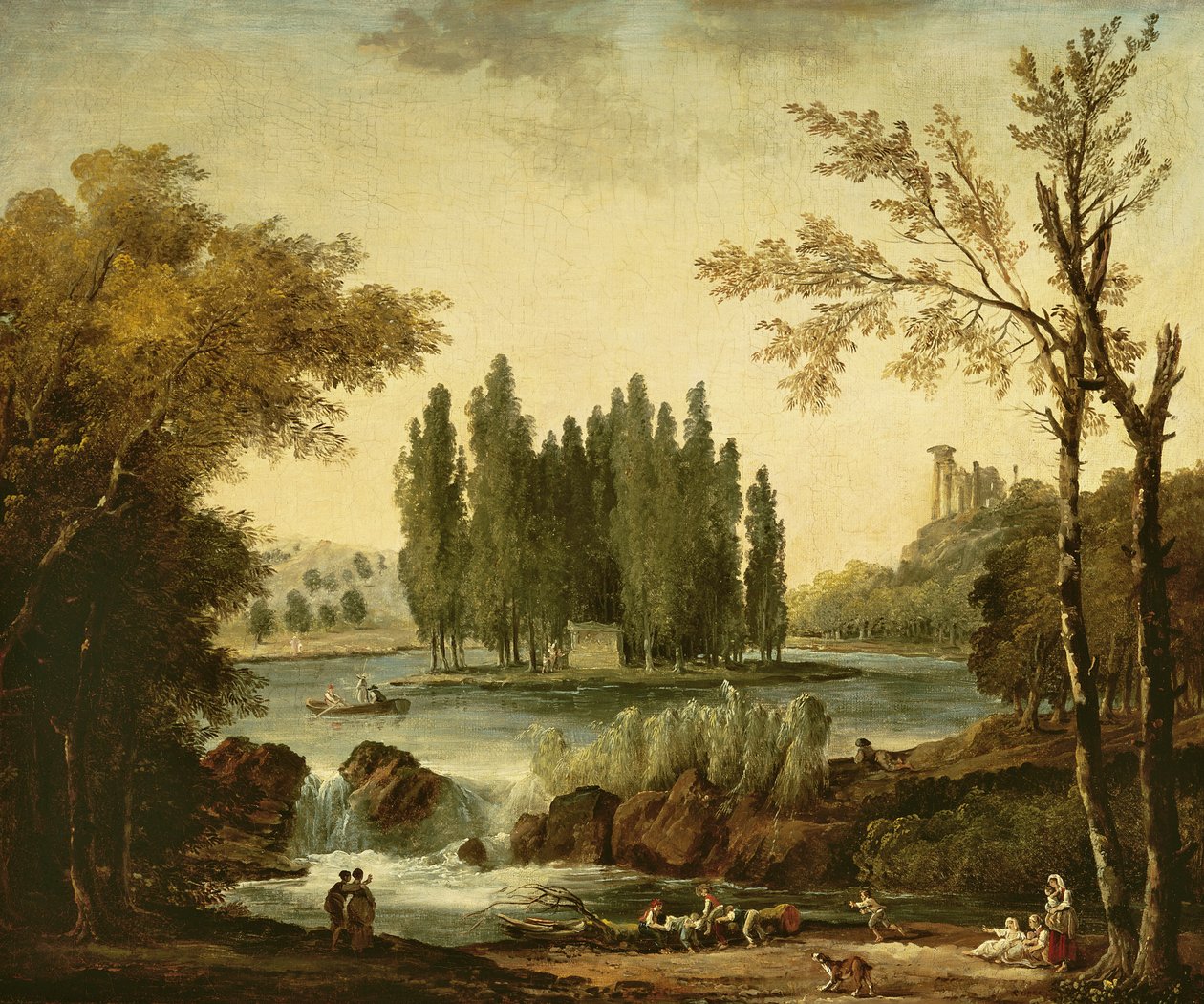 让·雅克·卢梭之墓，埃尔门嫩维尔，1802年